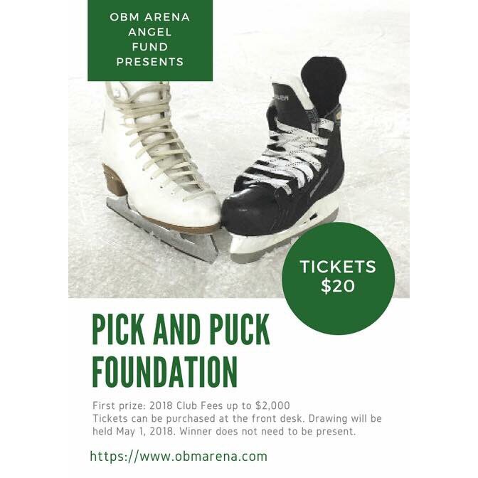 Have you heard about our Pick and Puck Raffle? Check out the poster below for details and head over to our FB page for more info!
