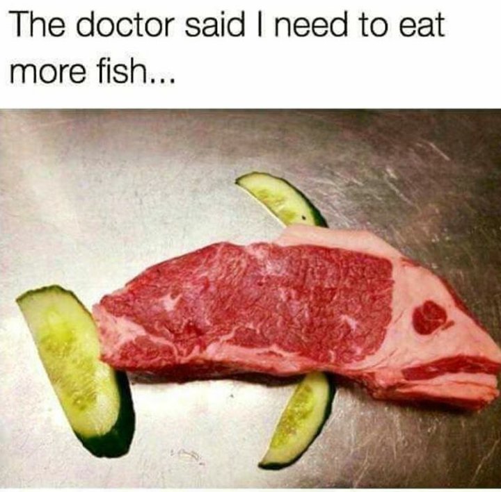 DanPrepper's tweet image. Love 🐟 fish
But love steak🐮too