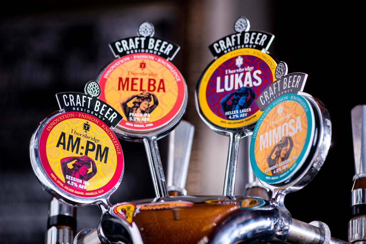 Thornbridge Brewery's AM:PM is the perfect way to celebrate a rugby filled weekend! What better way to enjoy this weekend's Six Nations matches than with our brand new Craft Beer Residency range from @ThornbridgeBrewery. #bookatable #rugby #sixnations #thedog