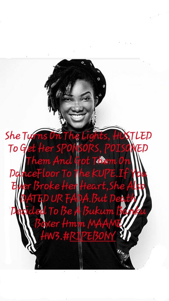 ObaapaUnash's tweet photo. Rest In Peace @ebony_reigns  😭😭😭💔 https://t.co/nV6UJlAlmc
