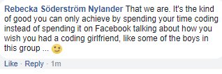 nowedays's tweet image. Ie, neshi dorri o'r diwadd, yn blino'n llwyr efo'r hogia sy'm ond isho merch sy'n rhaglennu 🙄😂#BroDoYouEvenCode