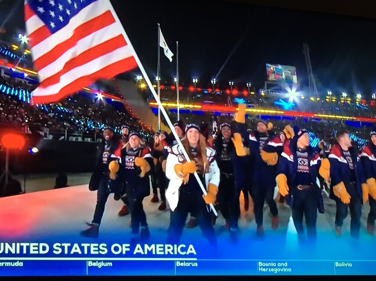 So proud of our superstars #OpeningCeremony #TeamUSA