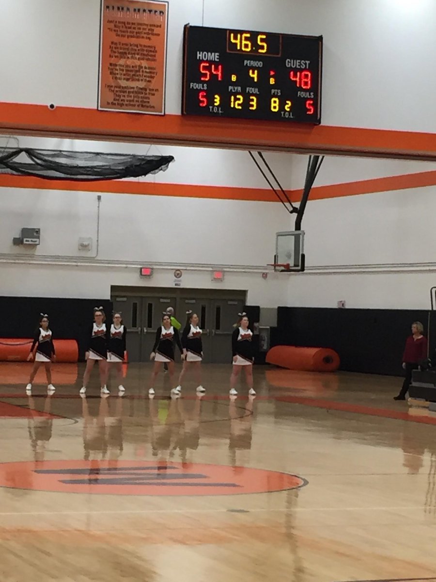 Thank you to our Cheerleaders and Coach DeLucia.