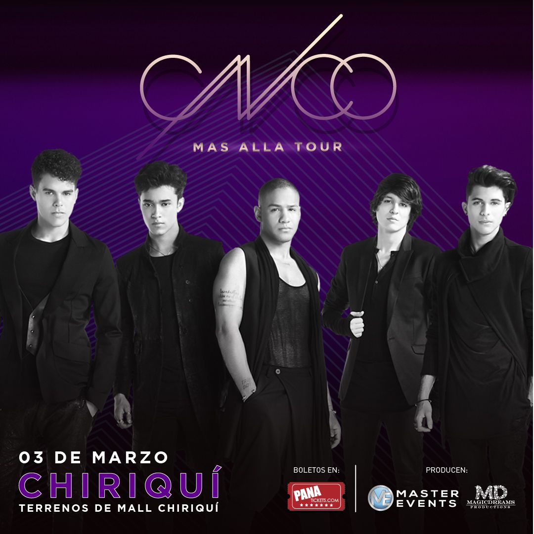 ¡#CNCOwners de Chiriquí! un concierto que estará cargado de energía #MasAllaTour 
Sábado 3 de marzo en los Terrenos de Mall Chiriquí
Boletos en <a href="/panatickets/">Panatickets</a>, Felipe Motta, Novey y Sportline Cristal Mall @master_eventspty y <a href="/magicdreamsinc/">Magic Dreams</a>

#cncomusic #Cncowners #ConciertosPTY