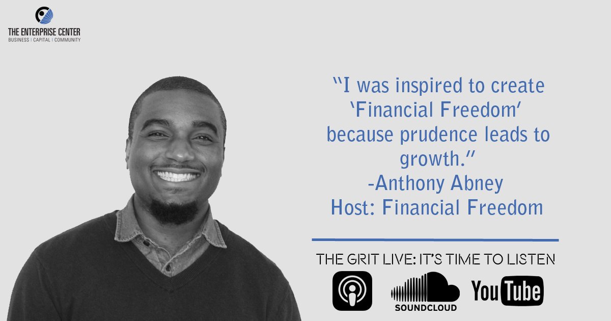 Our third featured podcast for The Grit Live is Financial Freedom, hosted by Anthony Abney, Director of our equity initiative.

Financial Freedom is all about how money can work for you. 

Don't forget to check out The Grit Live when we launch on February 14th! 

#podcast #money