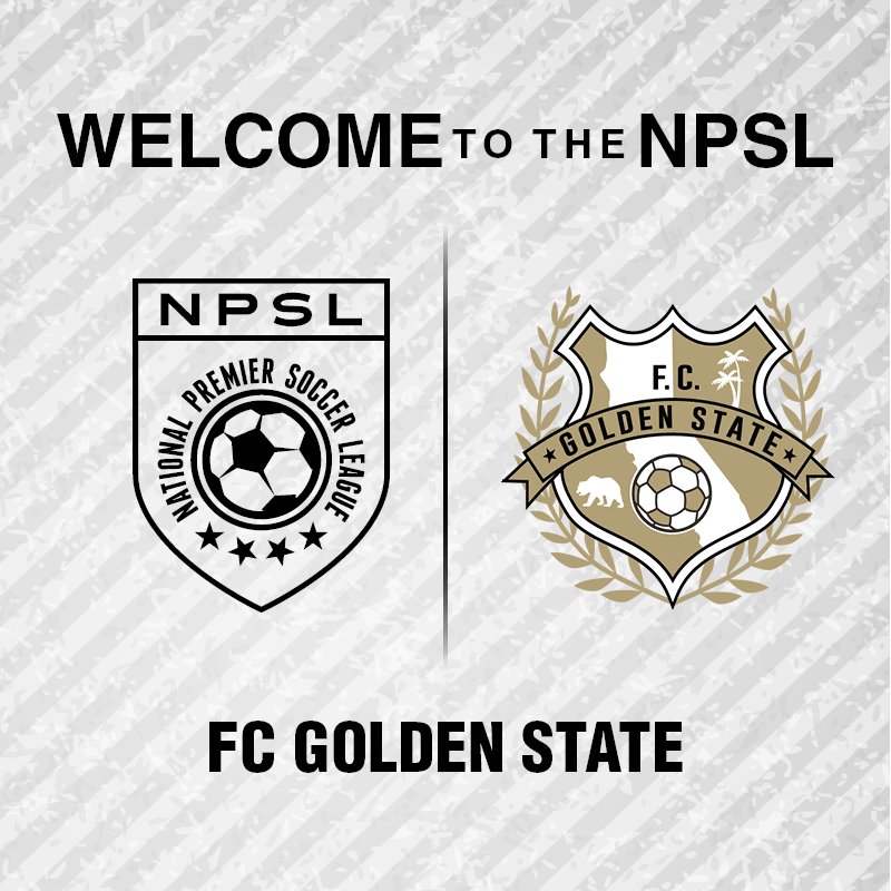 NPSLSoccer's tweet photo. More ⚽️ to the LA area!

Welcome to the #NPSL, @fcgoldenstate!

📰➡️ https://t.co/OIXe43I4Ba https://t.co/OeprKNc9bW