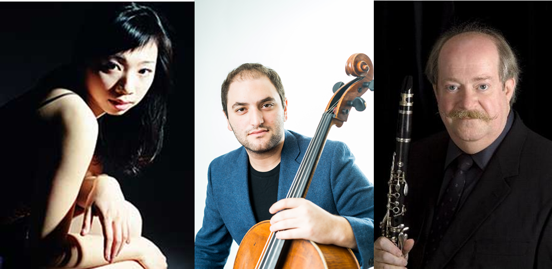 #facultyfriday Clarinet faculty William Blayney is joined by <a href="/jlnschwarz/">Julian Schwarz</a> and Li-Tan Hsu <a href="/MusicCenterNW/">Music Center</a> next Friday for #Brahms and #Beethoven clarinet trios. Get your tix>>bit.ly/2DyWB83