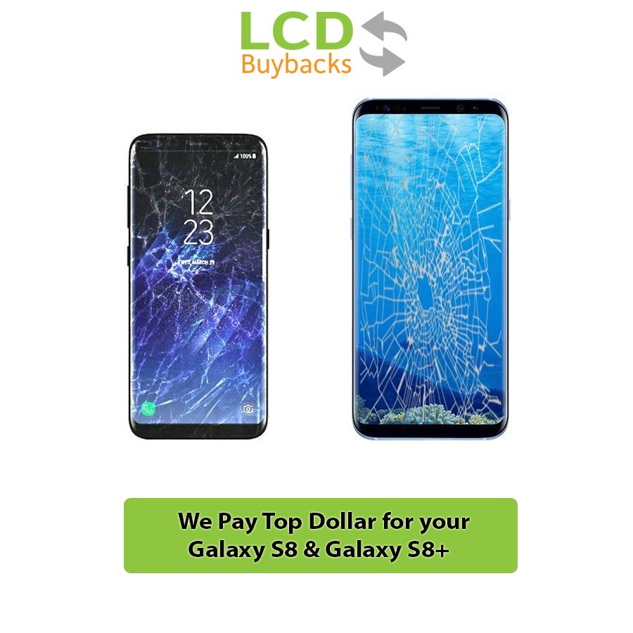 lcdbuybacks's tweet photo. We Pay Top Dollar for your broken Galaxy S8 &amp; Galaxy S8+ LCD's! Go to https://t.co/Eh7nVvS4q4 to make #cash or store #credit for your broken #LCDscreens
#lcdbuybacks #lcdbuyback #webuylcds #Galaxys8 #brokenlcd #lcdscreen #crackedscreen #brokenscreen #iphonerepair #phonerepair https://t.co/JR4aAi2qIL