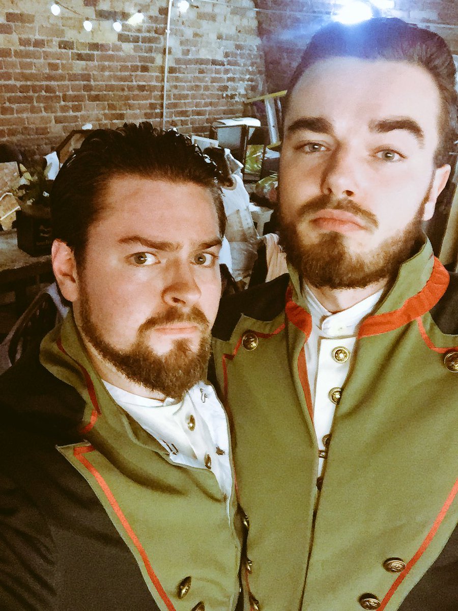 The Ying to the Yang. 

But who wore the beard better?

<a href="/CarmenUnionLDN/">Carmen 1808</a> <a href="/TheUnionTheatre/">The Union Theatre</a> 

#OpeningNight #Theatre #UnionTheatre #London #OffWestEnd