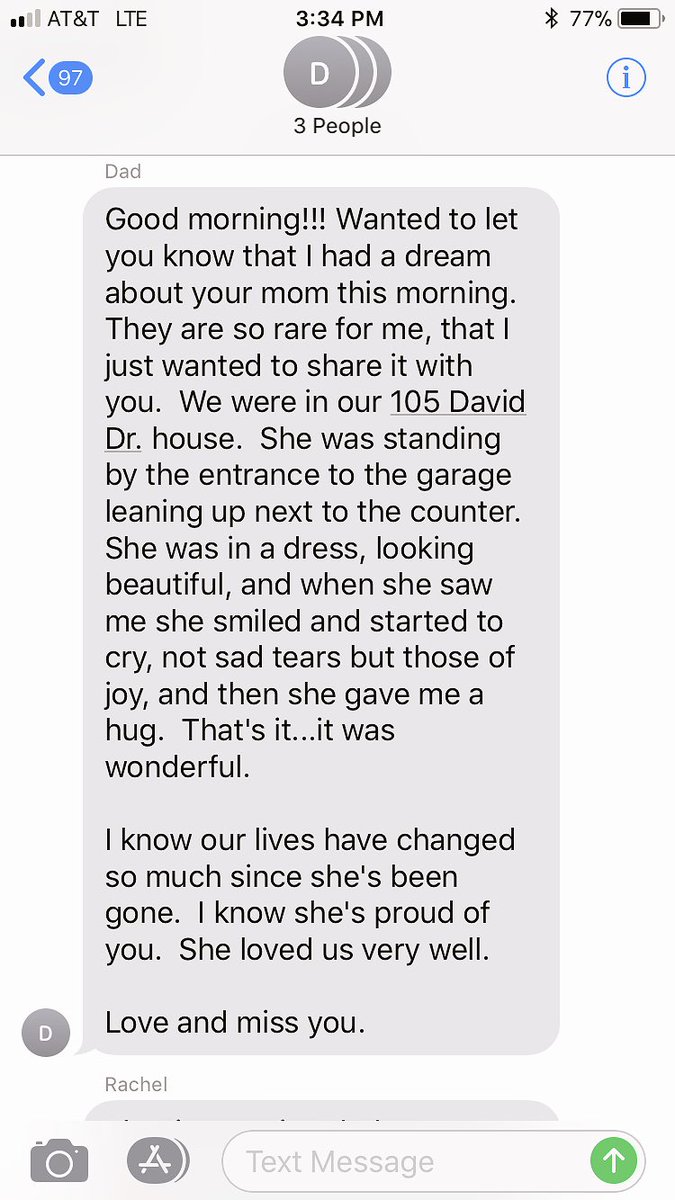 MikePricee's tweet image. My Dad had a dream about my Mom last night who passed away about two years ago. His love for her is everything I aspire to have in the future.