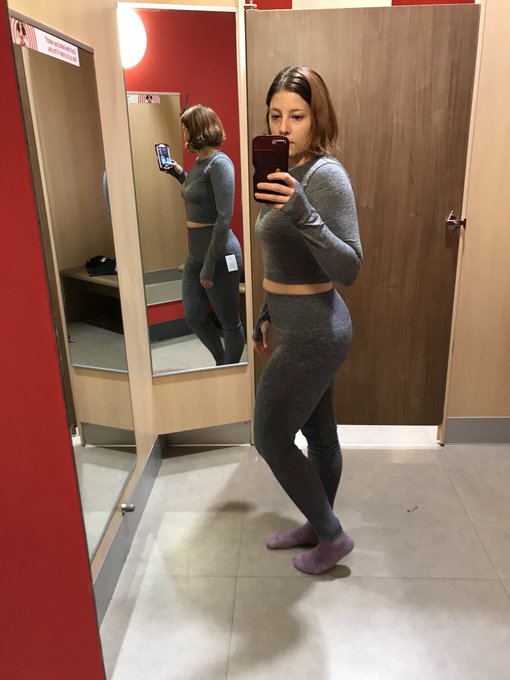 By shopping addiction I mean active wear addiction. By &ldquo;gym clothes&rdquo; I really mean work clothes. https://t<a href="/tag/happyplace"class="tags"><span>#happyplace</span></a><a href="/tag/luckygirl"class="tags"><span>#luckygirl</span></a><a href="/tag/hardpointsathome"class="tags"><span>#hardpointsathome</span></a>