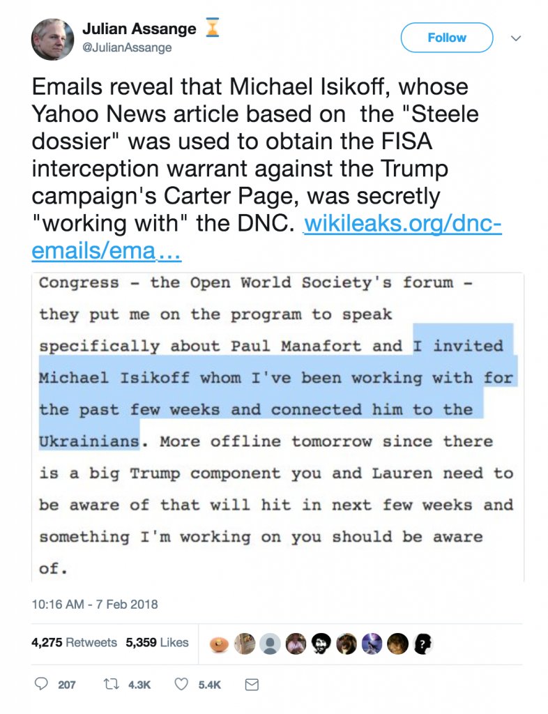 (18) That would be the SAME Yahoo which was deeply involved in HELPING the DOJ/FBI go after  @realDonaldTrump just THREE YEARS and untold MILLIONS or BILLIONS of dollars or POTENTIAL DOLLARS in FINES or DROPPED FINES later.This is called OVER A BARREL, FOLKS. It's CORRUPTION.