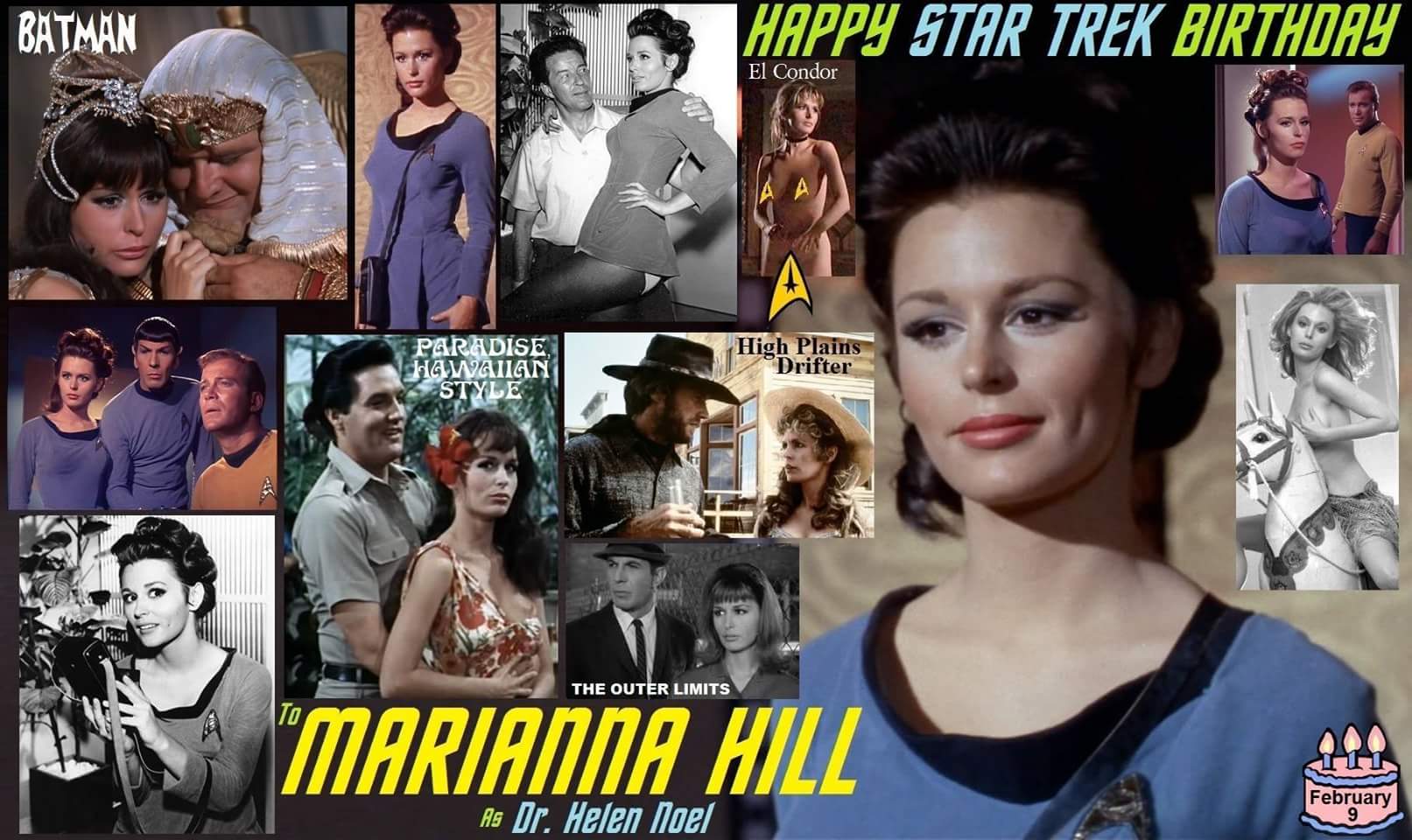 A very happy birthday to Dr Helen Noel, Marianna Hill! 