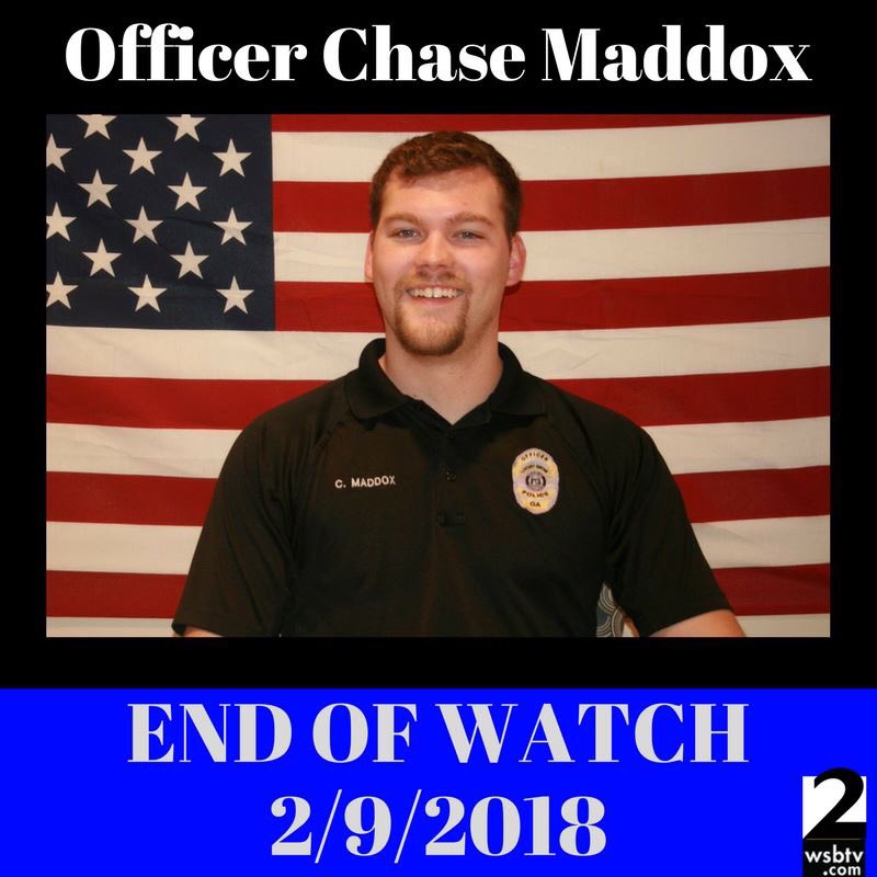 lgcheercats's tweet photo. Our hearts are broken and our prayers are with the family of our Locust Grove officer who lost his life today. His sister and his sister-in-law are both cheerleading alum of LGHS and his wife cheered for Ola. He will be greatly missed in our community!! 💙😢 https://t.co/0Uh80iGfiz