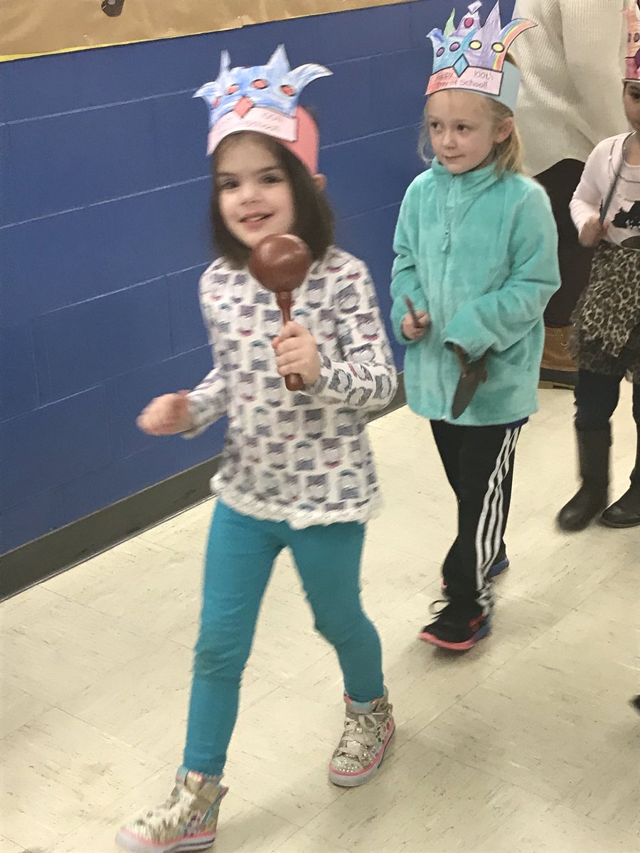 NCESKnights's tweet photo. 100th day parade! https://t.co/2fYGA0GZyP