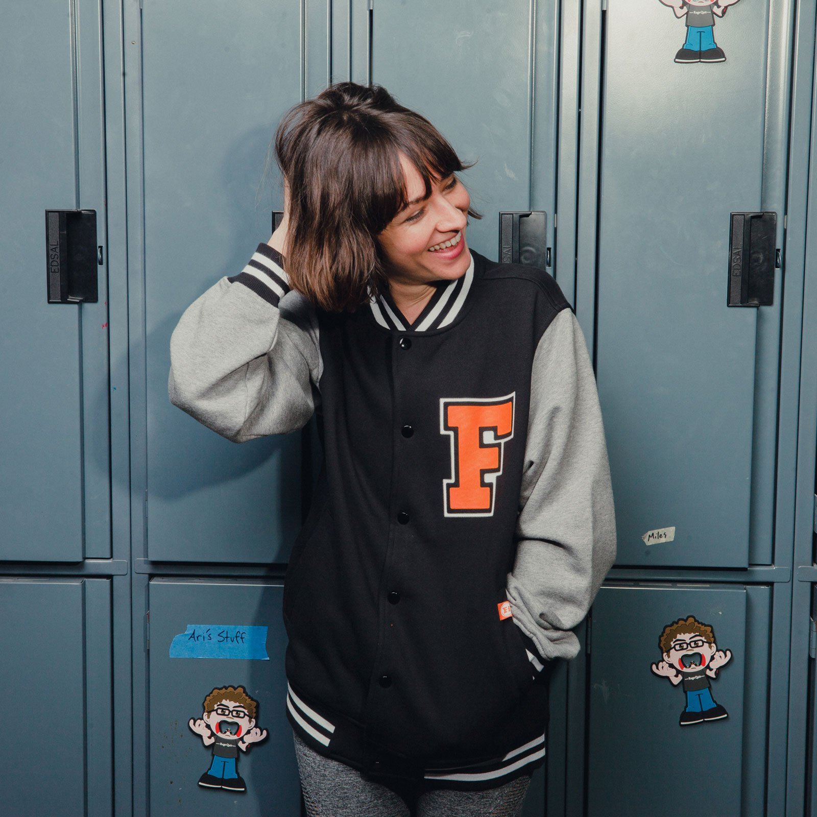 Rooster Teeth Store on X Playing hookie in her new Funhaus Varsity Jacket. https t R0tfzd8aOE https t KRMIBiToOL X