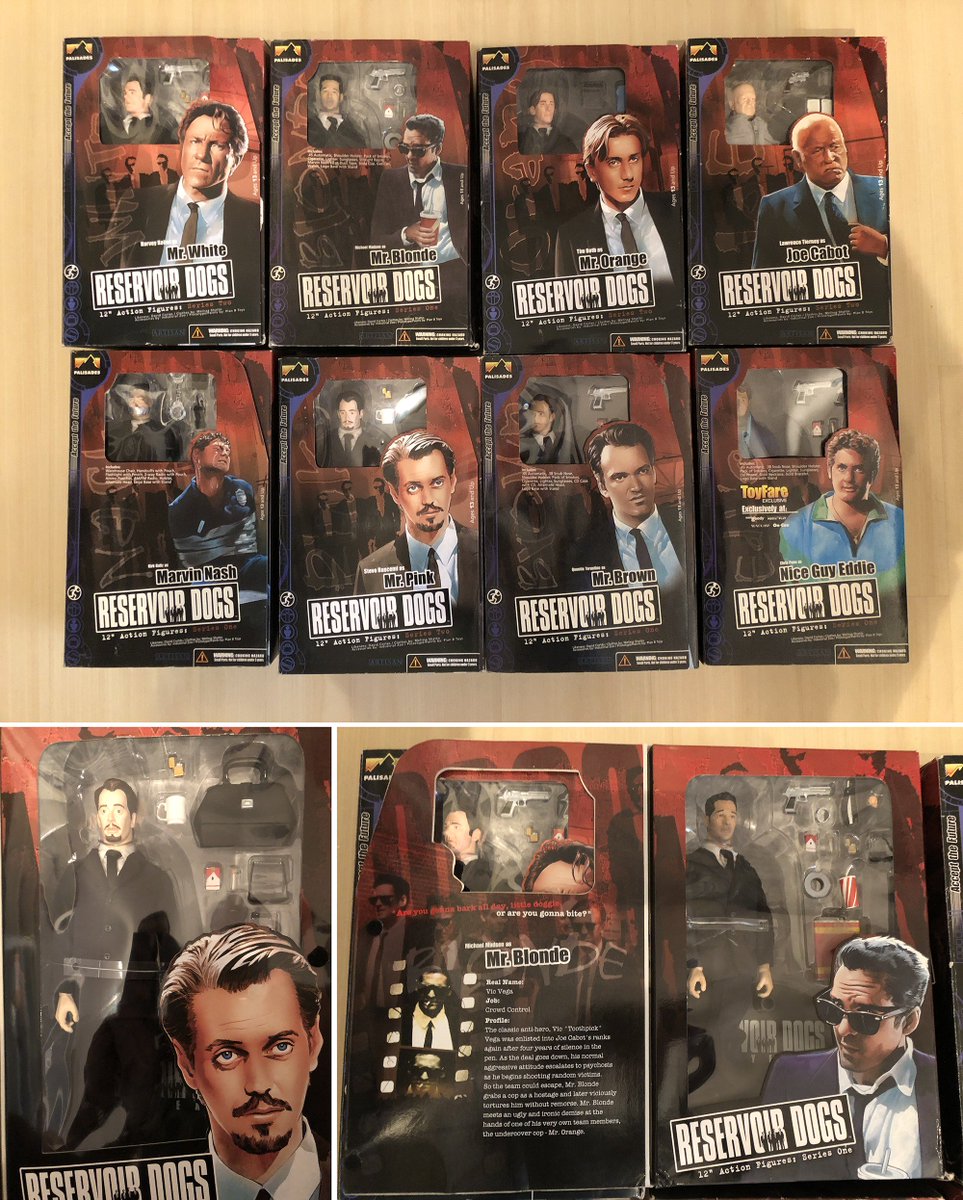 Very rare! Palisades 12 Inch Action Figure Reservoir Dogs full set