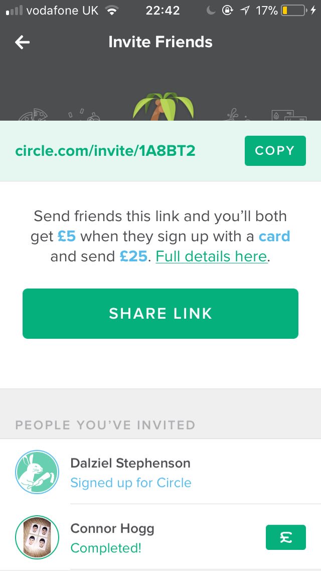 teriadpr's tweet photo. Earn £5 when signing up to Circle and transferring £25 through the application! Quicker was to move money to contacts https://t.co/1xNhNDI5Y2 #Circle #earn #paypal #app #freemoney #download https://t.co/dOtQnuDRTD