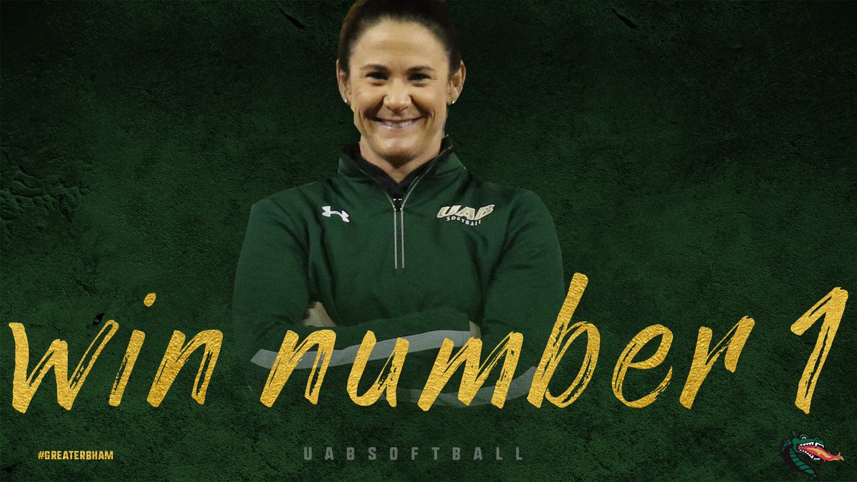 Congratulations to head coach <a href="/aeball22/">Amanda Ellis</a> for securing win number 1!!! We know there are many more on the way!

#GreaterBHAM