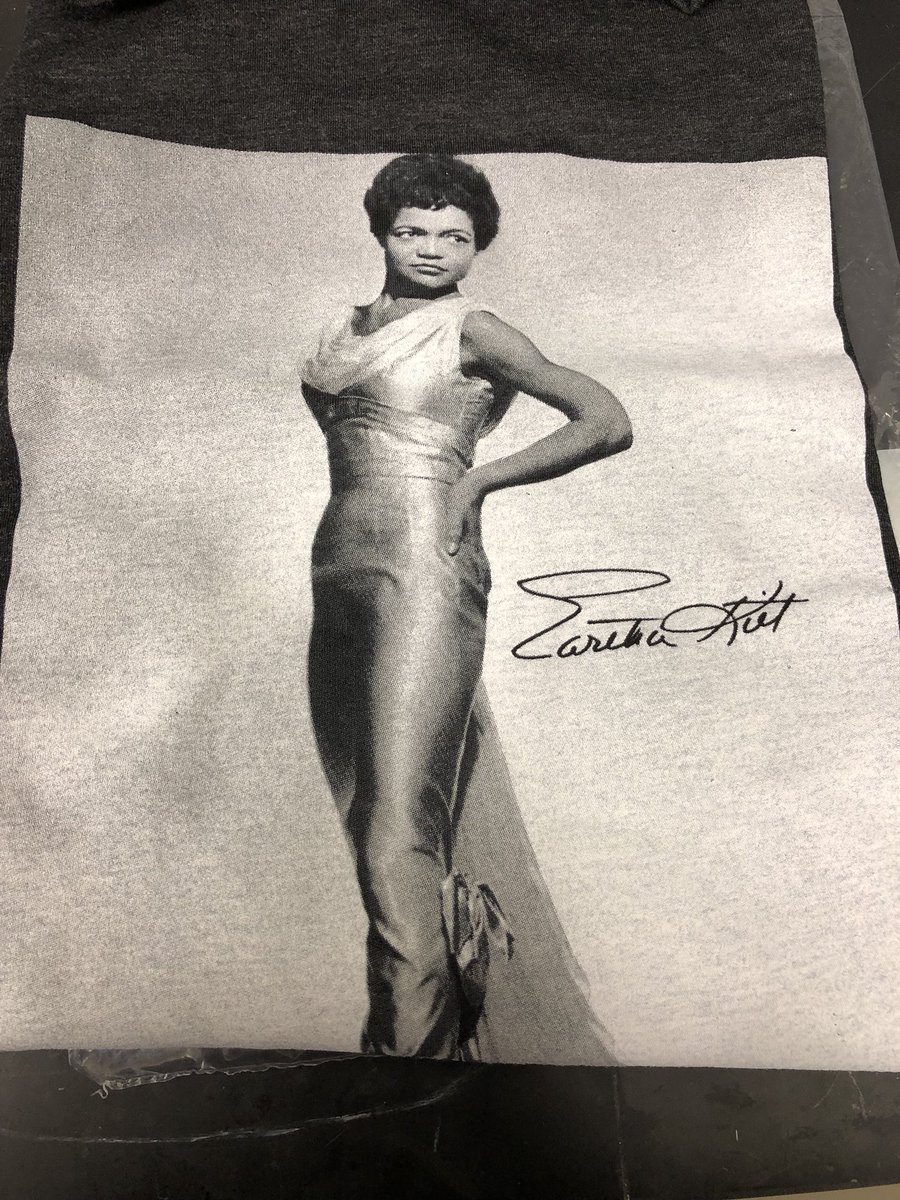 waxxedandvaxxed's tweet photo. My 8th legacy shirt is here!! Mama Eartha Kitt! Thanks @GlobalMajority1 @karenhunter #KarenRebels https://t.co/LL7VPRGhQD