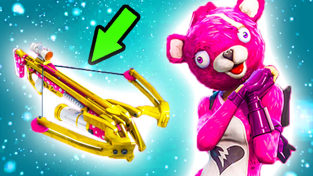 ONE_shot_GURL's tweet photo. 💓LIVE STREAM💓 New Valentine's Day update in @FortniteGame! They added a crossbow! 😵https://t.co/XvWUlS9Vm1 https://t.co/kQ11C5C30F