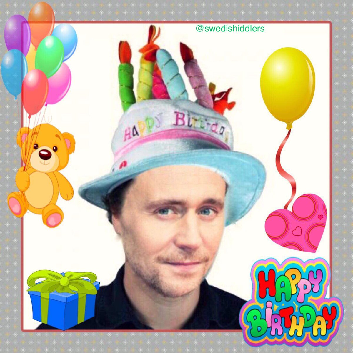 Swedishiddlers's tweet photo. #happybirthday #gawjuz #sexy #talented @twhiddleston #TomHiddleston ✅ hope u had a #great day! 
Even without me! #xoxo 🍾🥂❤️💚💋🎂🌹🎉🎈@joeys_nurse @JoeMacsnurse https://t.co/Sxluu0YzWO