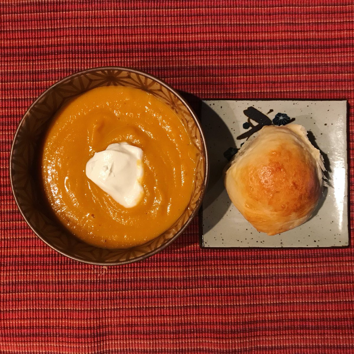 Overall this is a great recipe. Flavorful, gorgeous texture, fluffy but substantial. Everything a roll should be. And you can set it up the night before, which would be great for dinner parties. I made sweet potato bisque to go with these.