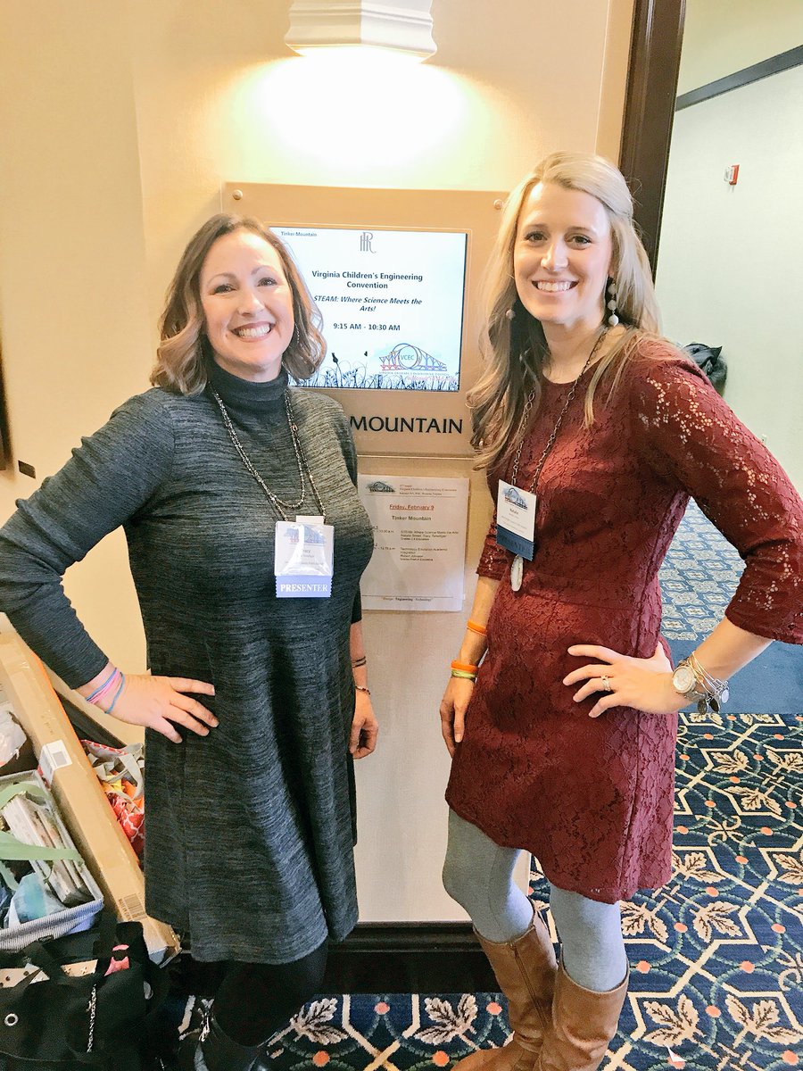 tsquareteacher's tweet photo. Session 5 was my favorite-Integrating The Arts into Steam. My first time presenting was a success thanks to an amazing partner @nmb0919 #steamdreamteam #WestsideBestSide #vcec2018 @WSESSmithfield @childengineer https://t.co/NefESnBnok