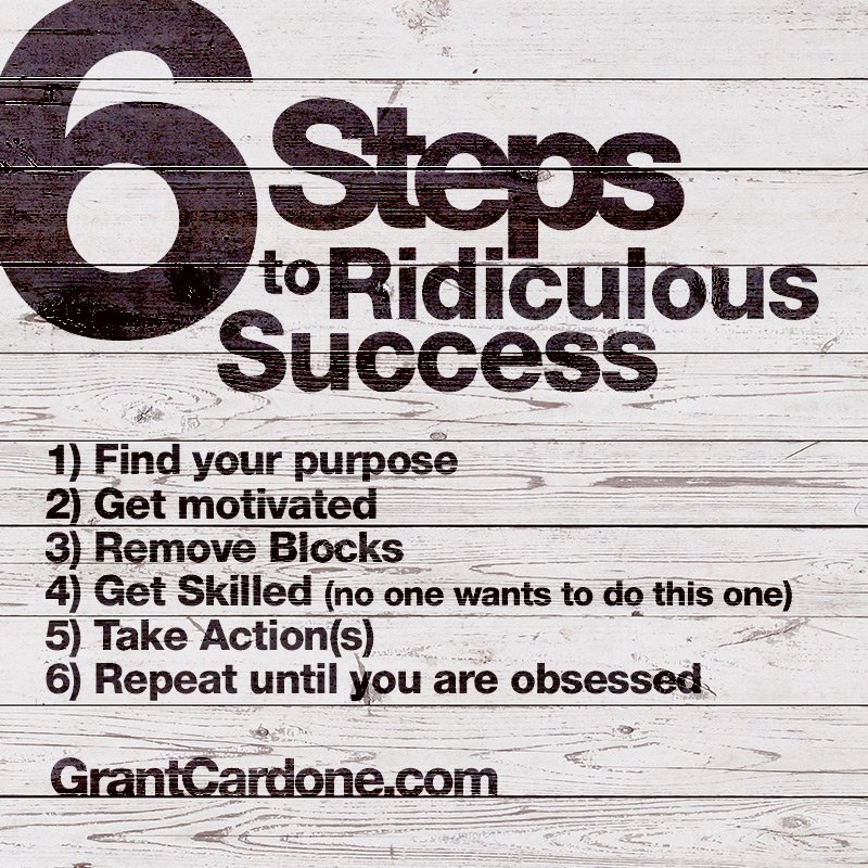 Make your life ridiculous. #grantcardone #quoteoftheday