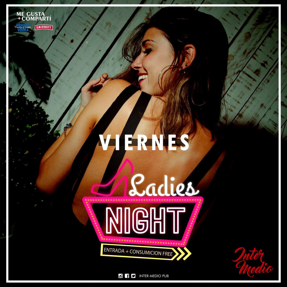 Intermediopub's tweet photo. Arrancan los verdaderos viernes del 2018! Todo lo que pasó, es nada a comparación de lo que viene. 
NO TE PIERDAS ESTE VIERNES.
Forma parte de nuestras noches 💥
#InterMedioV.018 #LadiesNight

> Mujeres entrada free + consumición 
> Previa loca 
> Dj Pauli Frangi

#InterMedio https://t.co/qkcvfM5Sn9