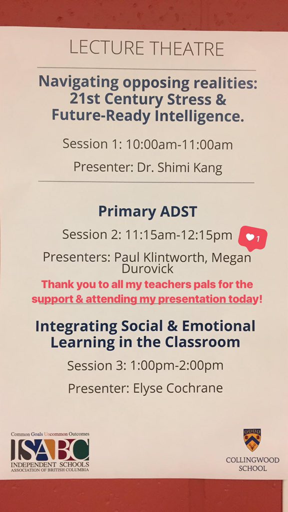 megdurovick's tweet photo. Sharing my successes in implementing primary level Applied Design Skills & Technologies projects @ISABC1 #ISABC18 @Koathanger https://t.co/8OirxNSPFX