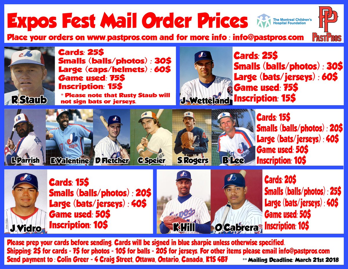 Can’t make it to our #Expos Fest Fundraiser. The good people @pastpros got you covered. Every penny raised goes to the @HopitalChildren for #Dipg research. #KatDdipg❤️ 
Pastpros.com #memorabilia