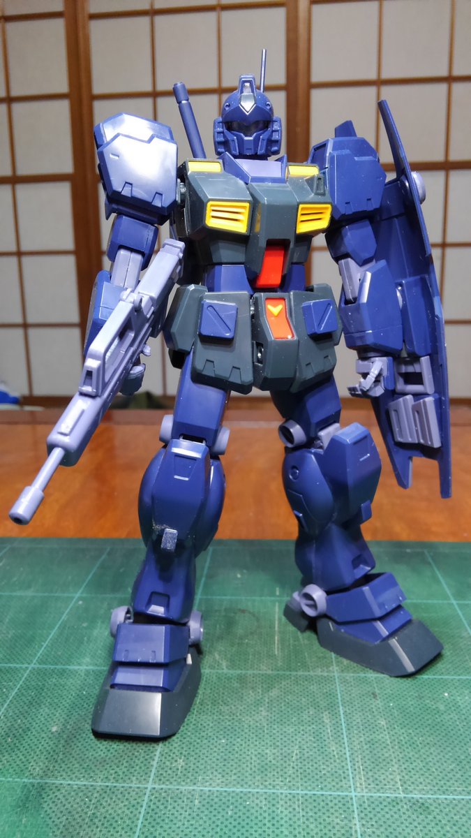 Knight3333's tweet photo. 正月休みの時に中途半端で止まってたクゥエイルやっと仮組完了。微妙にイメージと違う所あるけど、ちょっといじればいい感じかな？ 今日は引きこもって怪しい大型キットに手を出しちゃおうかな？ https://t.co/zPvTeQYjkK
