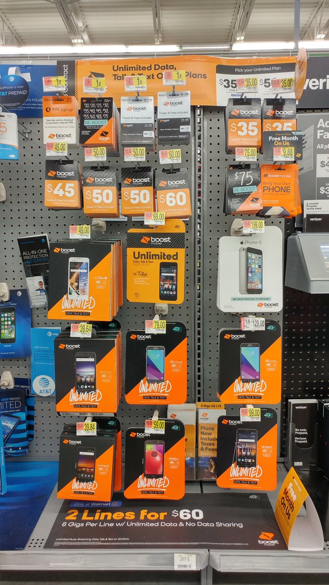 JasonThames's tweet photo. Restocked and ready for #tax #dollars here at #WalMart in #Robertsdale ! Have your own #iPhone and want to switch to #BoostMobile ? Buy a SIM kit and get your first month #FREE ! Give us a try, you might not want to leave! #BoostBlitz https://t.co/9e5QHWkx5k