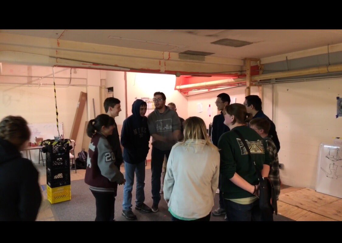 FRC6817's tweet photo. Work Hard Play Hard #FRC #buildseason https://t.co/EzfFGLrety