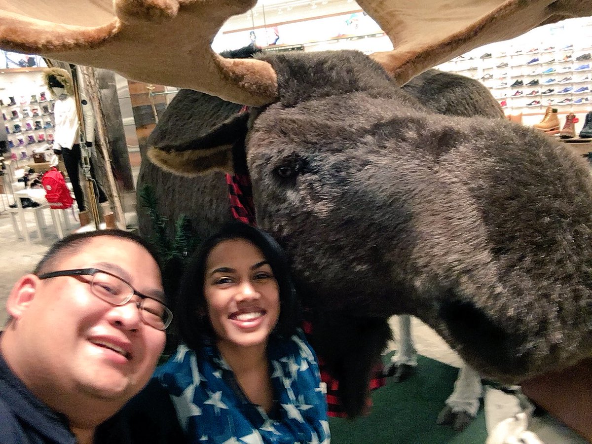 razorw's tweet image. Moose-ie anyone?  #selfie #moose #shortarms #yyc @SportingLife