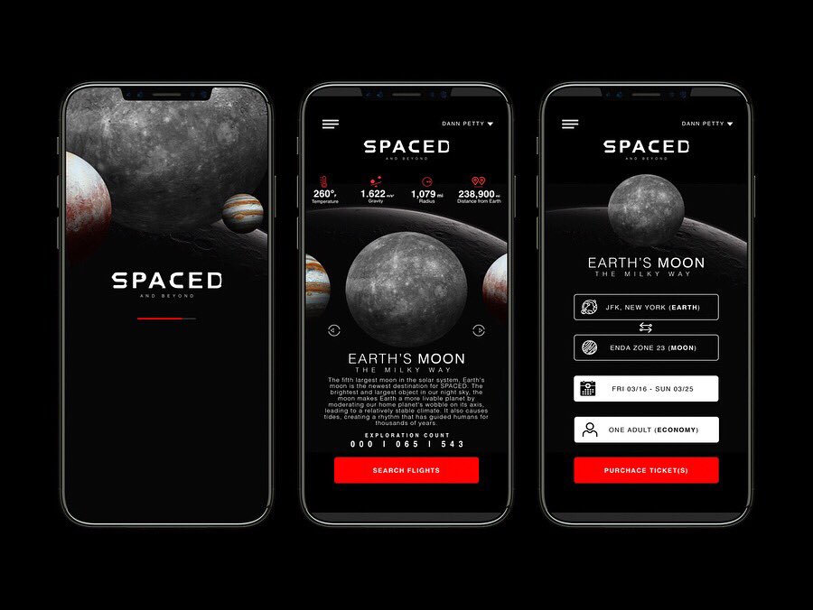 ZeilerJoshua's tweet photo. Had a blast working on it. Here’s the app design. #SPACEDchallenge @DannPetty https://t.co/zubM1AO08j