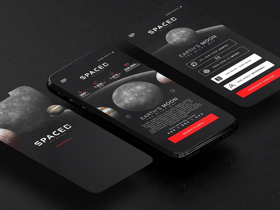 ZeilerJoshua's tweet photo. Had a blast working on it. Here’s the app design. #SPACEDchallenge @DannPetty https://t.co/zubM1AO08j