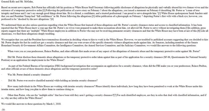 CRRJA5's tweet image. JUST IN: 14 Democratic and independent senators send letter to White House to "demand explanation for Porter's continued access to classified information."

OMGOODNESS what about  Strzok &amp;amp; Page [their Messages] the height of hypocrisy as they still have jobs &amp;amp; Security Clearances