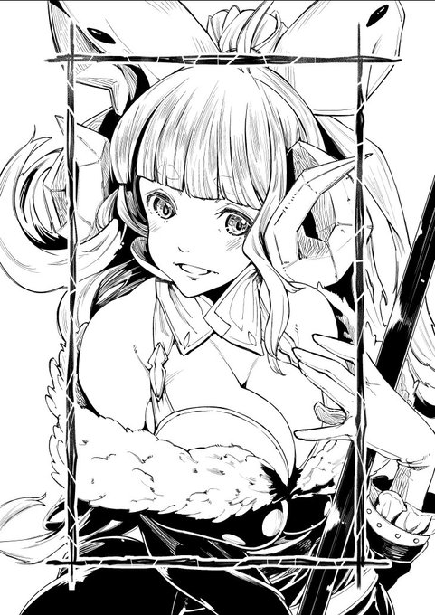 なんとなくのアニラさん 目と目の距離、輪郭がうまくいったと今日もどこかしら褒めていくスタイル #グラブル #アニラ 