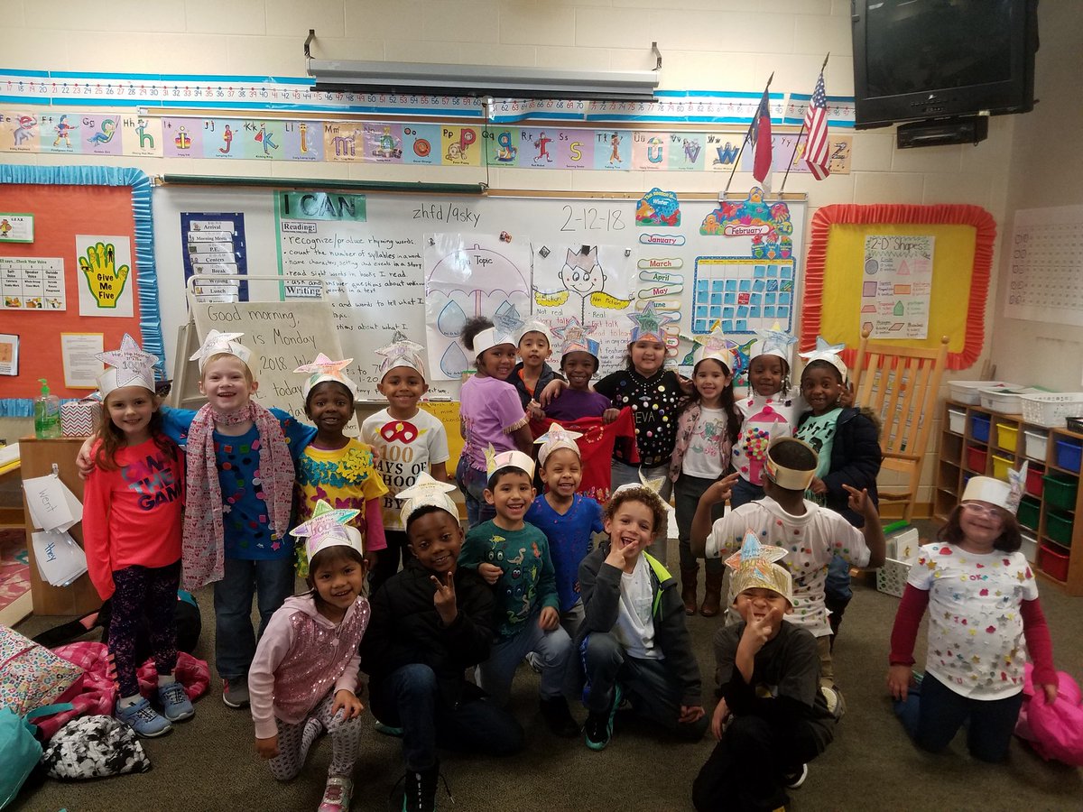 Happy 100th day of school!! 🤗 #SuperFRES #100daysofschool