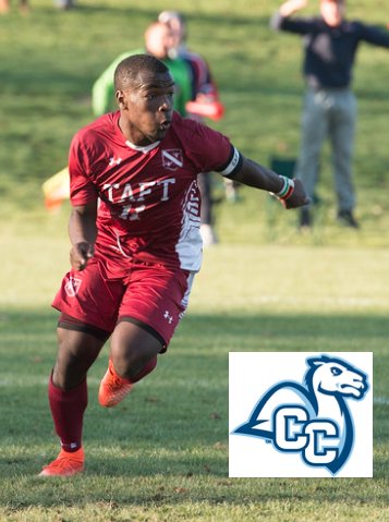 TaftBVSoccer's tweet photo. Congratulations to @mthabisi_tshuma on his acceptance to Connecticut College! MT will continue his soccer career with the Camels! #gobigred #gocamels @BlackRock_FC https://t.co/jtUg1rZlac