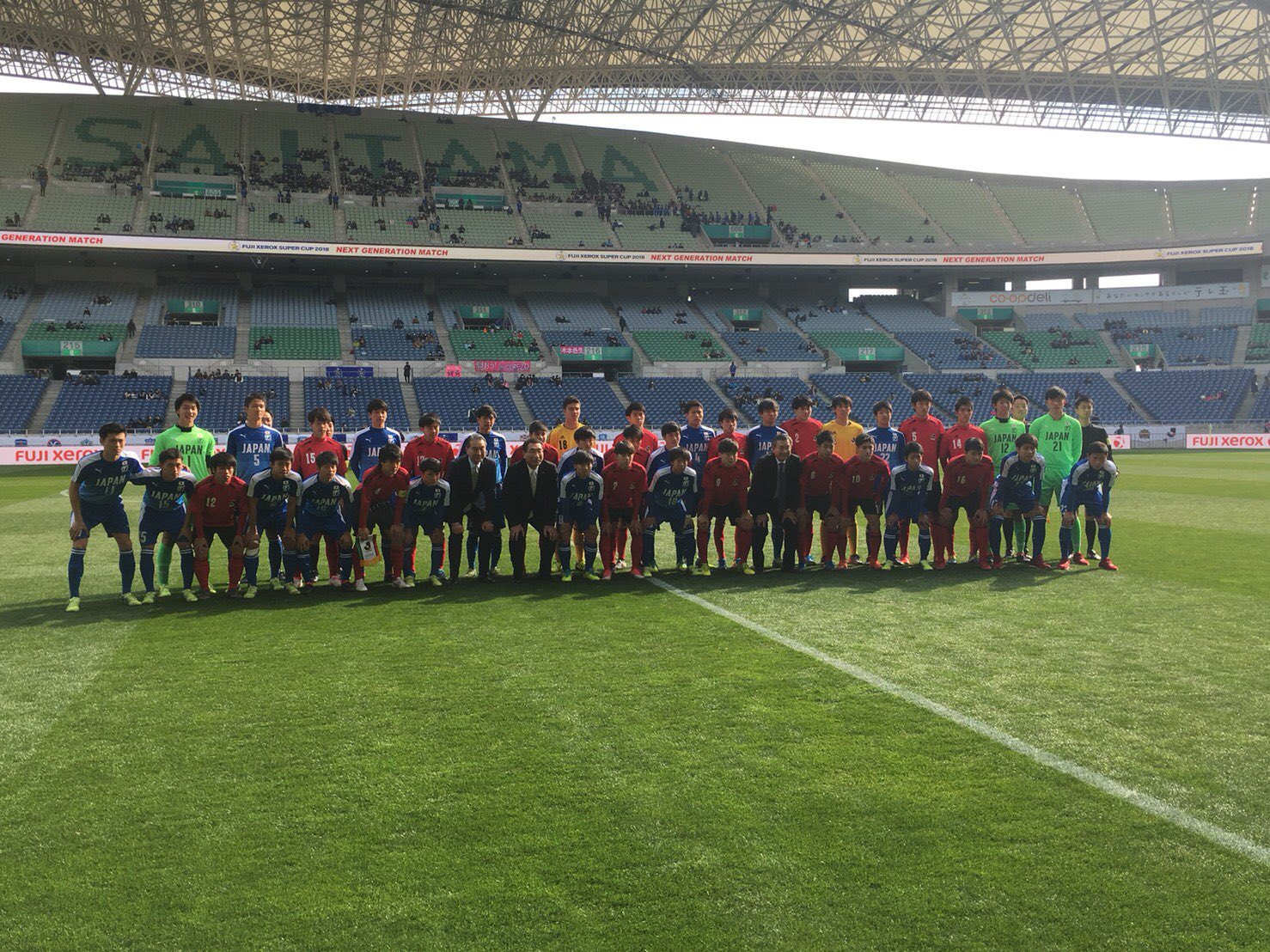 川崎フロンターレ Fxsc ｎｅｘｔ ｇｅｎｅｒａｔｉｏｎ ｍａｔｃｈ ｕー１８ｊリーグ選抜 ｖｓ 日本高校サッカー選抜 がキックオフ 川崎フロンターレu 18宮代大聖選手がjリーグ選抜の背番号11番でスタメン出場中 応援よろしくお願いします 運営