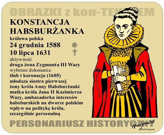 #10lutego kolejna postać do #PersonariuszHistoryczny  Konstancja Habsburżanka, druga żona #ZygmuntIIIWaza z dynastii, oczywiście #Wazowie #DiariuszHistoryczny #hudyma #historia #dzieje #Habsburgowie #dynastia