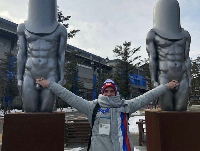 Зашкваренный петух современной журналистики без купюр. 
Руками на стадионе "#Спартак" его не трогайте!