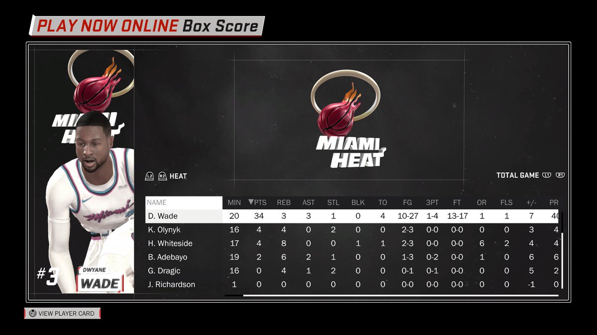 Bandanna26's tweet image. @Nba2k My honor @DwyaneWade giving work in tht #Heat uniform #returnGame #PS4share