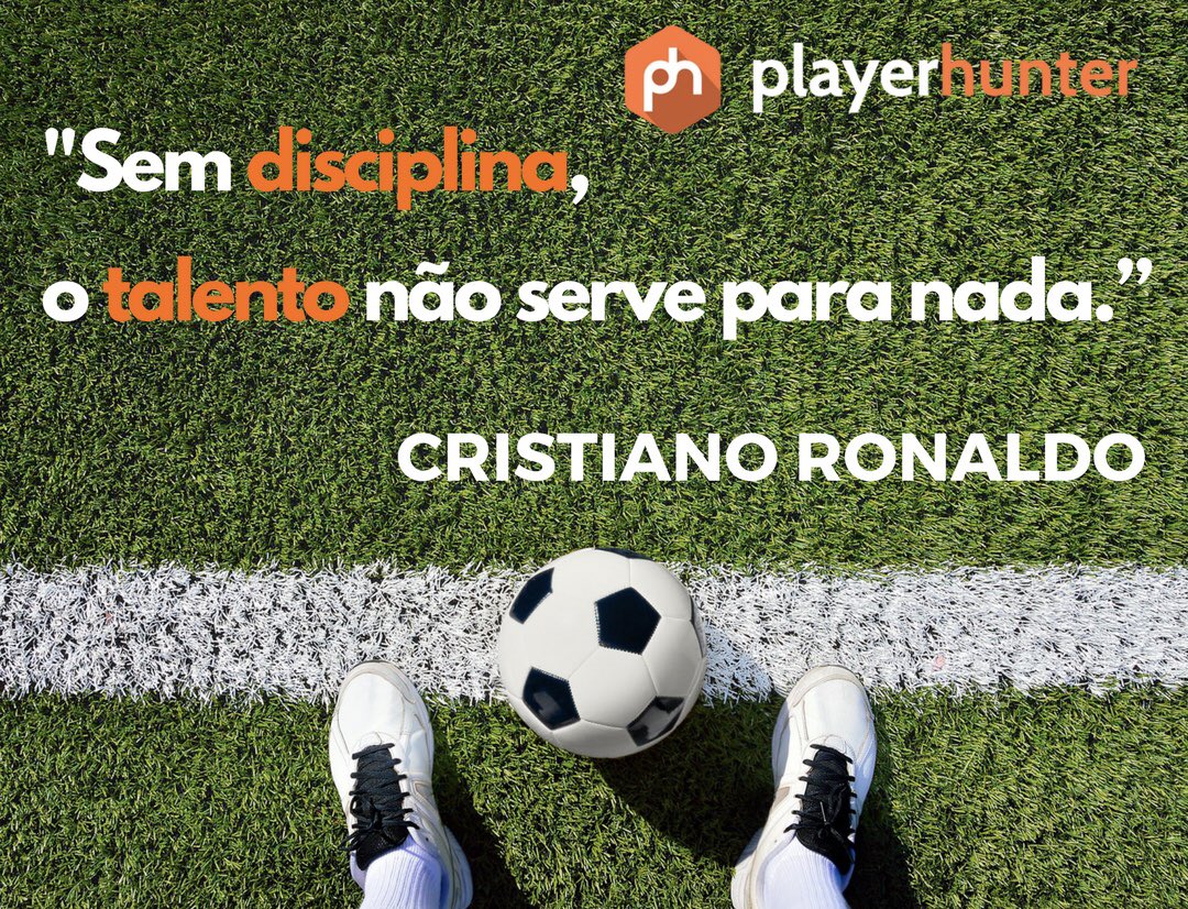 PlayerhunterBR's tweet photo. #Trabalho #Foco 👊🏻⚽️ #Playerhunter #PlayerhunterBrasil #Futebol #FutebolFeminino #FutebolDeBase #CR7 #CristianoRonaldo https://t.co/frlSydSGJ4