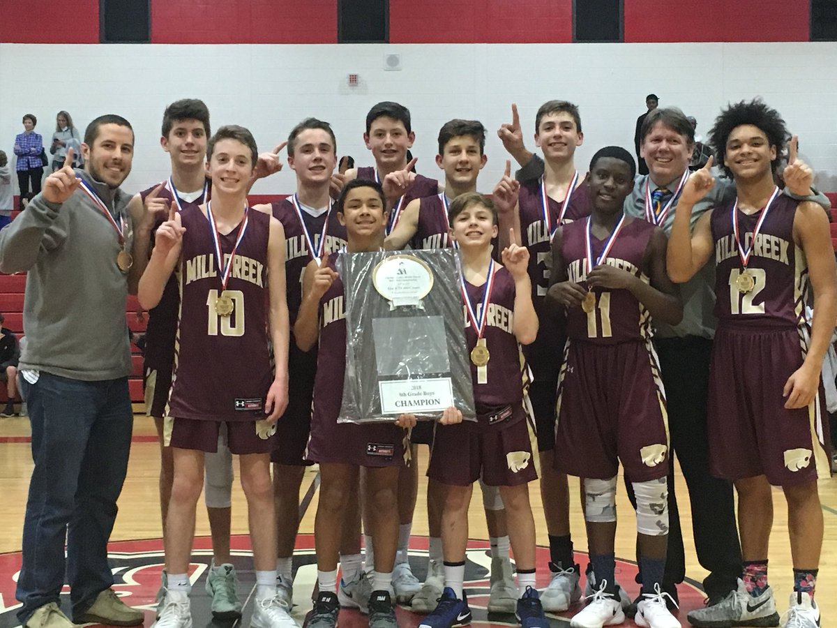 MillCreek_CCSD's tweet photo. MCMS is the CCSD Middle School Basketball Tournament 7th and 8th grade champion. #hoopitup https://t.co/2z8HqJdkYK