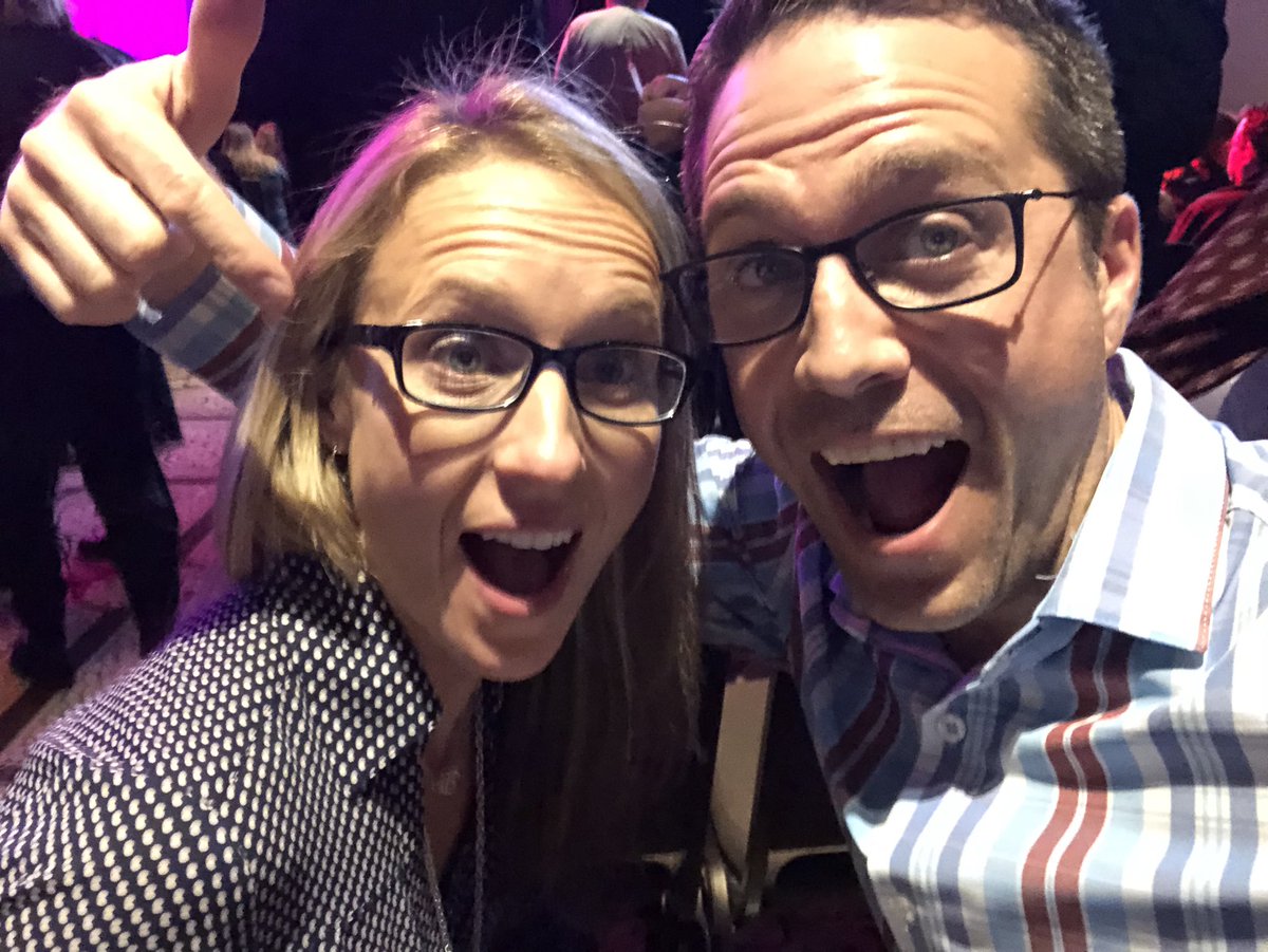 CaReSiTy's tweet image. Celebrating the birthday girl with some @JimGaffigan !! #winstarlive