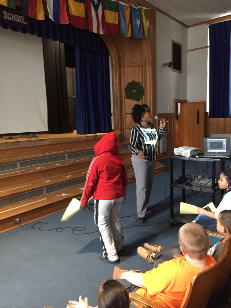 AshleaVilello's tweet photo. Space panda PL launch! The kids are hyped! Be sure to stop by @PorterElemSCSD and look for the space panda poster outside our PL classrooms.  #PandaPL #SyraFuse @SyracuseSchools https://t.co/LJZuR0OqXO